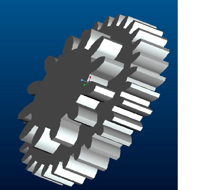 低速齿轮箱3D  数模 -德质机车-产品外观设计,机