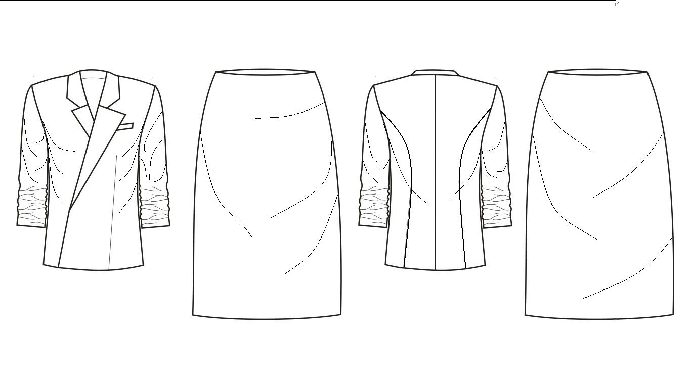 服装设计,结构制图,打版,款式画,手绘效果图,人