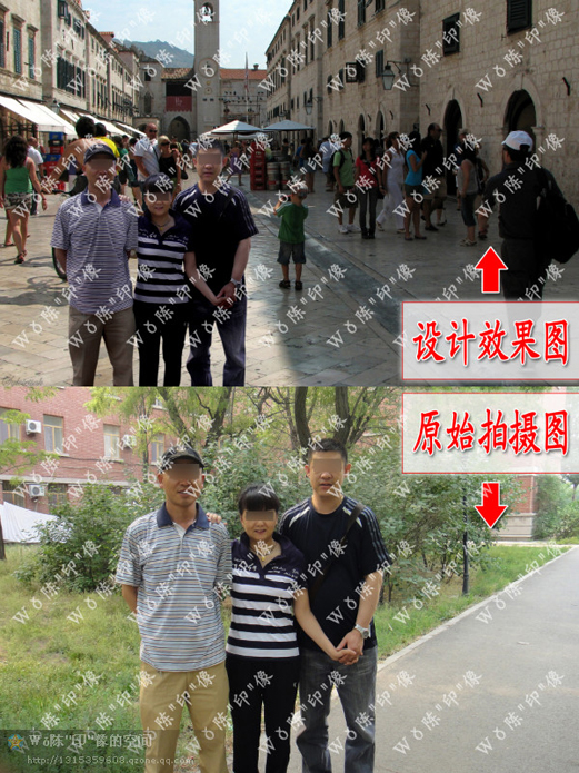 专业美化、扣图、将<em>照片制作合成</em>国外各国的景