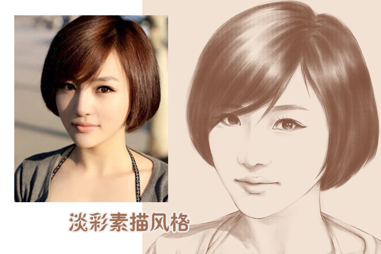 <em>照片</em>转手绘仿<em>素描铅笔</em>画像 纯手绘<em>素描</em>头像-小