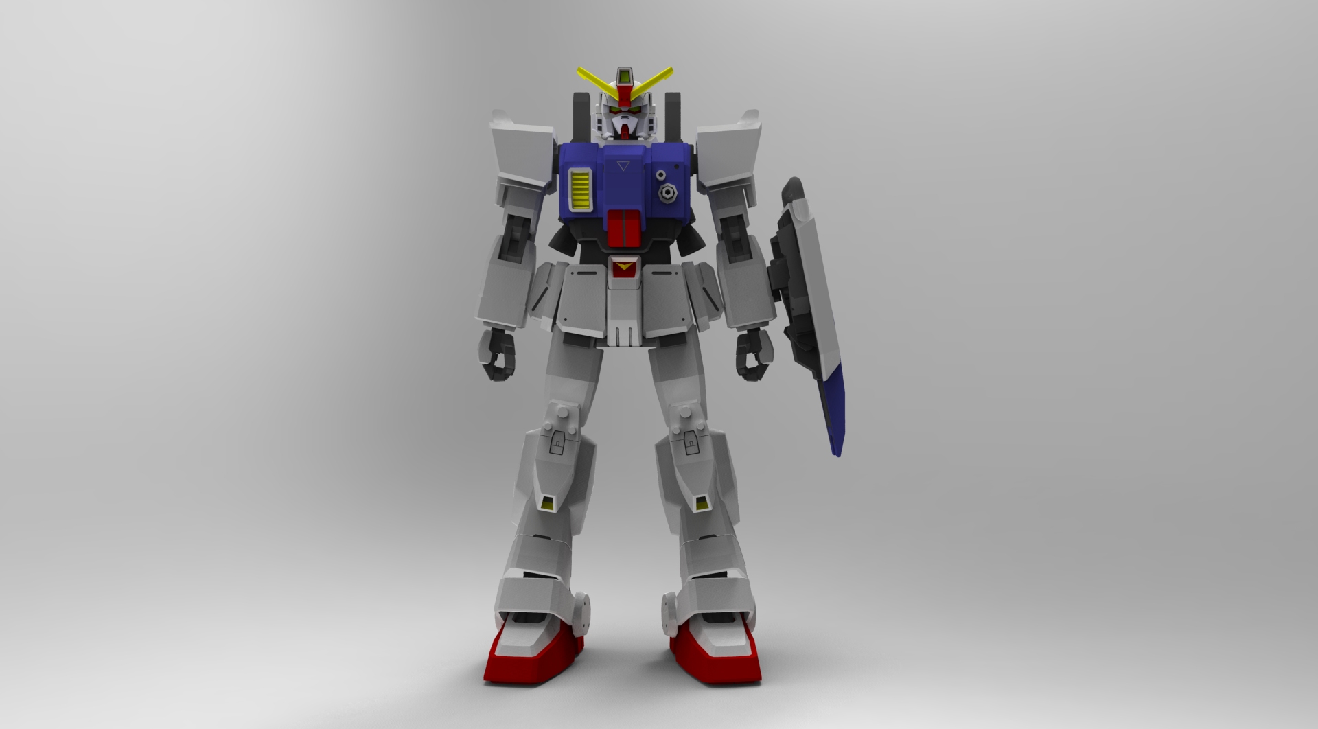 高达模型rx-79三维结构设计图