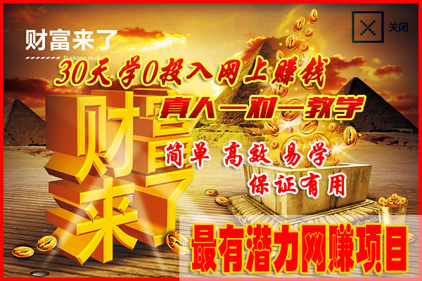 200元30天学0投入网上赚钱网赚项目教学\/最有