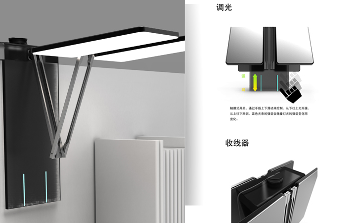办公用品 创意小产品 台灯 书架设计
