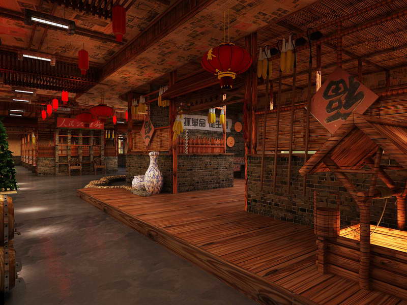 农家院风格餐厅设计-东北农村风格装修