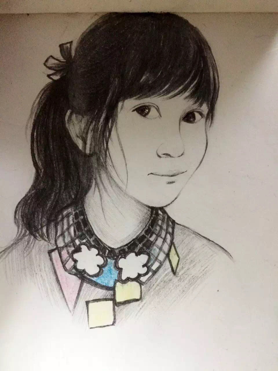 手绘素描画像,素描肖像定制画像 卡通游戏绘画插画