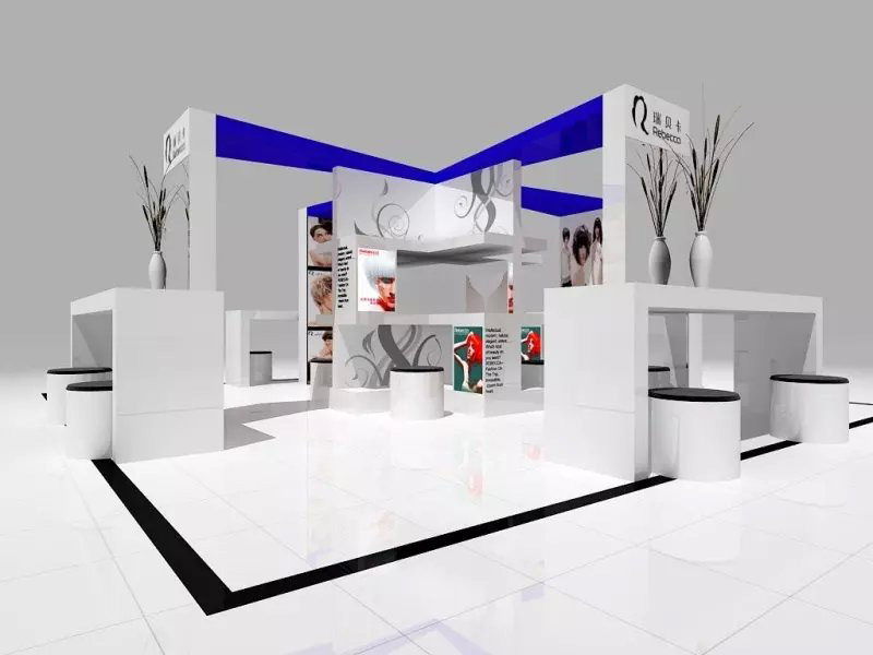 展厅展示 会展 展位 展览 临时展区 效果图施工图