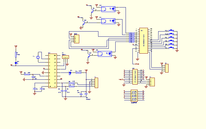 protel原理图电路图设计单面板/双面板pcb设计画板