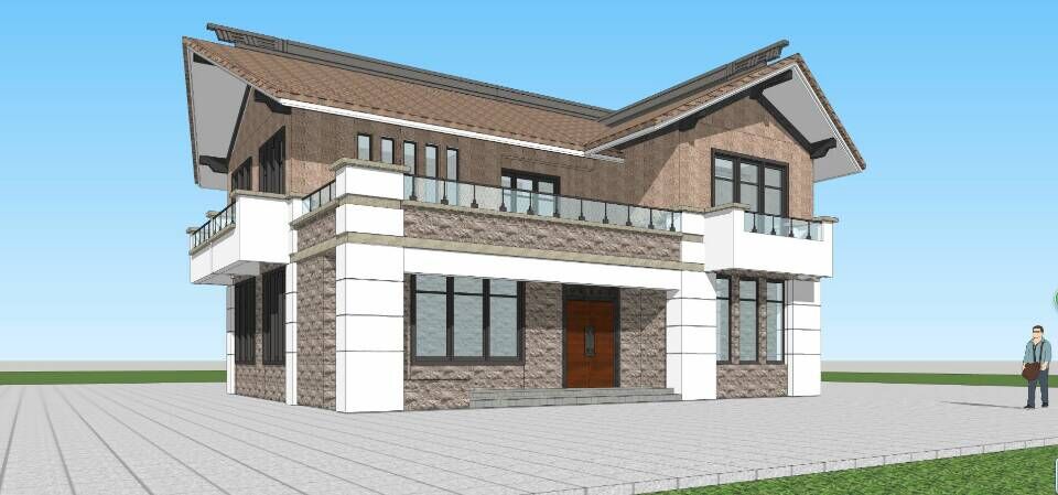 建筑3d模型,效果图