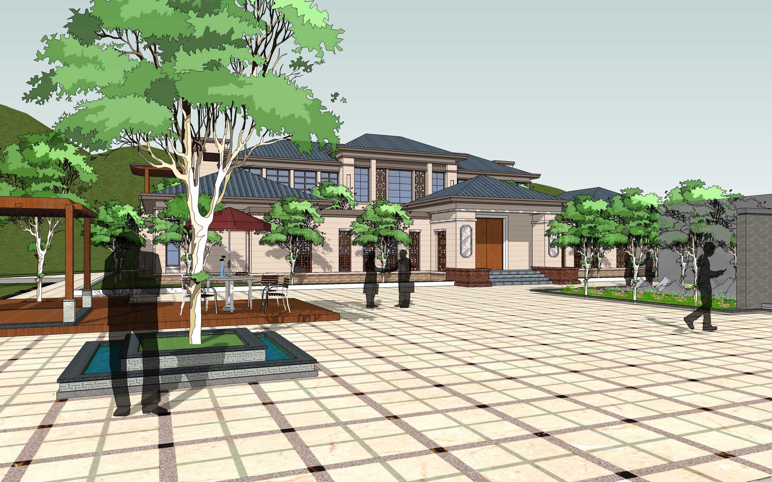 草图大师(sketch up)建模