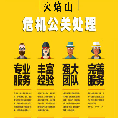 负面信息处理  危机公关处理 新闻发布 负面帖压制
