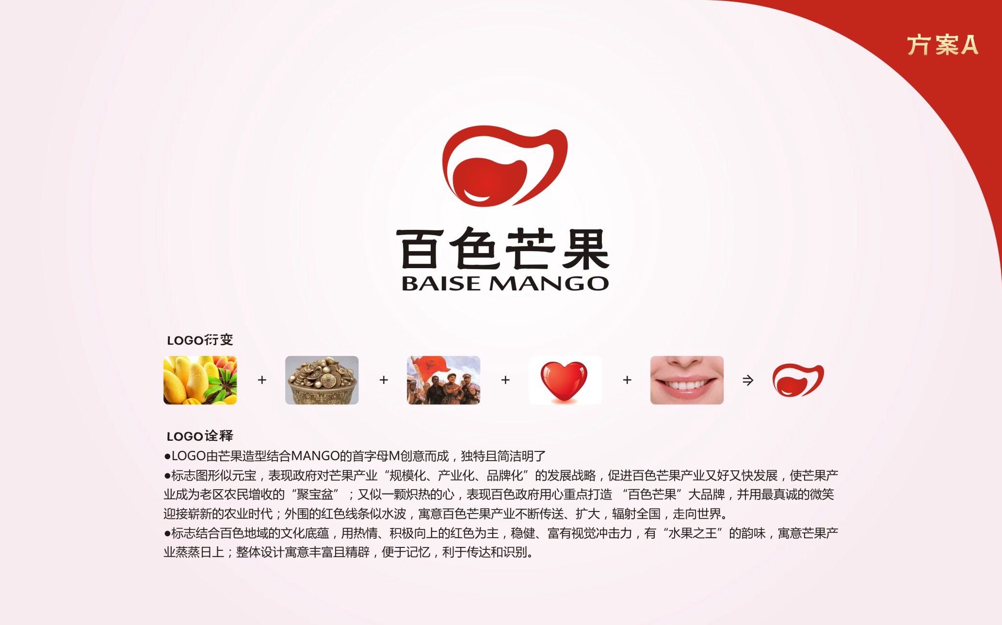 芒果logo设计