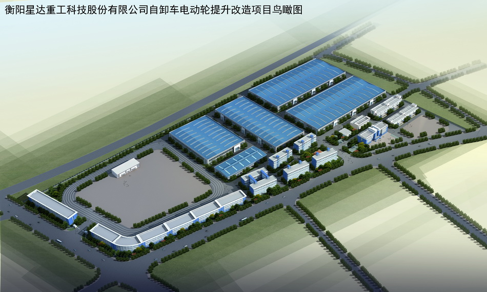 厂房效果图厂区车间鸟瞰图工厂工业园区透视图规划图