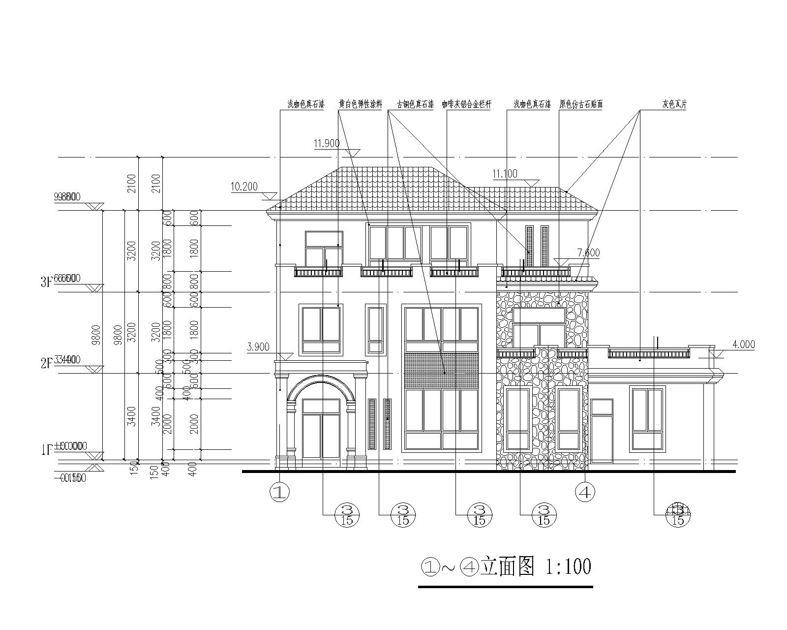 hkk施工图(含建筑,结构,给排水,电气施工图)