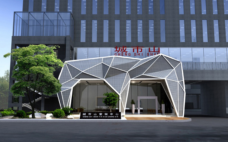 工装酒店宾馆室内设计店面咖啡厅公司展厅办公室装修门头效果图