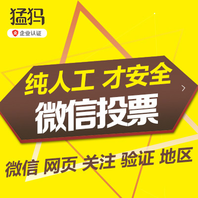 【微信投票】真人工投票拉票公司网站微信公众号加粉关注转发推广