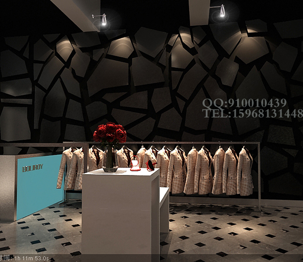时尚女装店装修_家具