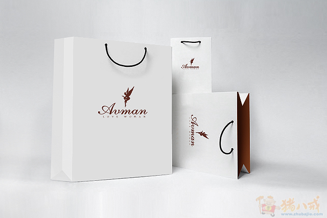 艾<em>薇曼 文胸</em>LOGO及吊牌设计-LOGO设计-猪八