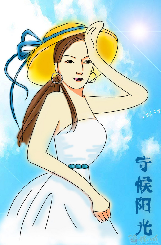 <em>根据照片</em>为她<em>画漫画</em>像-照片变卡通-猪八戒网