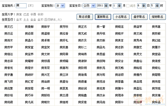 樊<em>姓女宝宝取名</em>-宝宝起名-猪八戒网