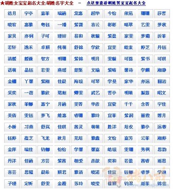 马年润九月胡姓男孩叫什么名字好听,感谢,不要