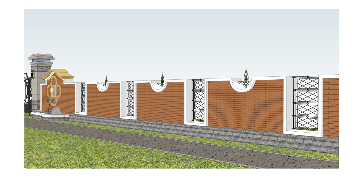 别墅围墙设计