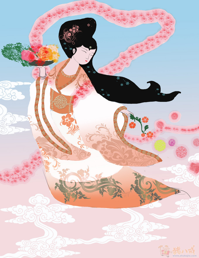 征求卡通人物设计_<em>天女散花-动画</em>FLASH-猪八