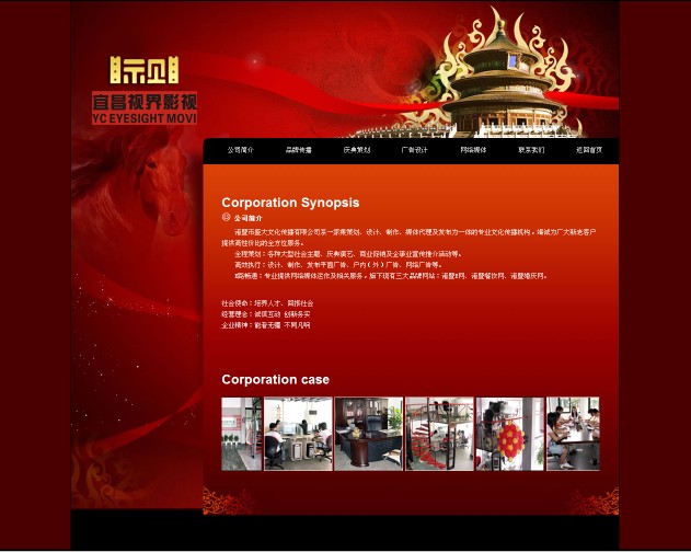 建设一个影视文化传媒公司网站(域名+空间)-综