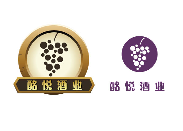 酩悦酒业有限公司logo及名片设计