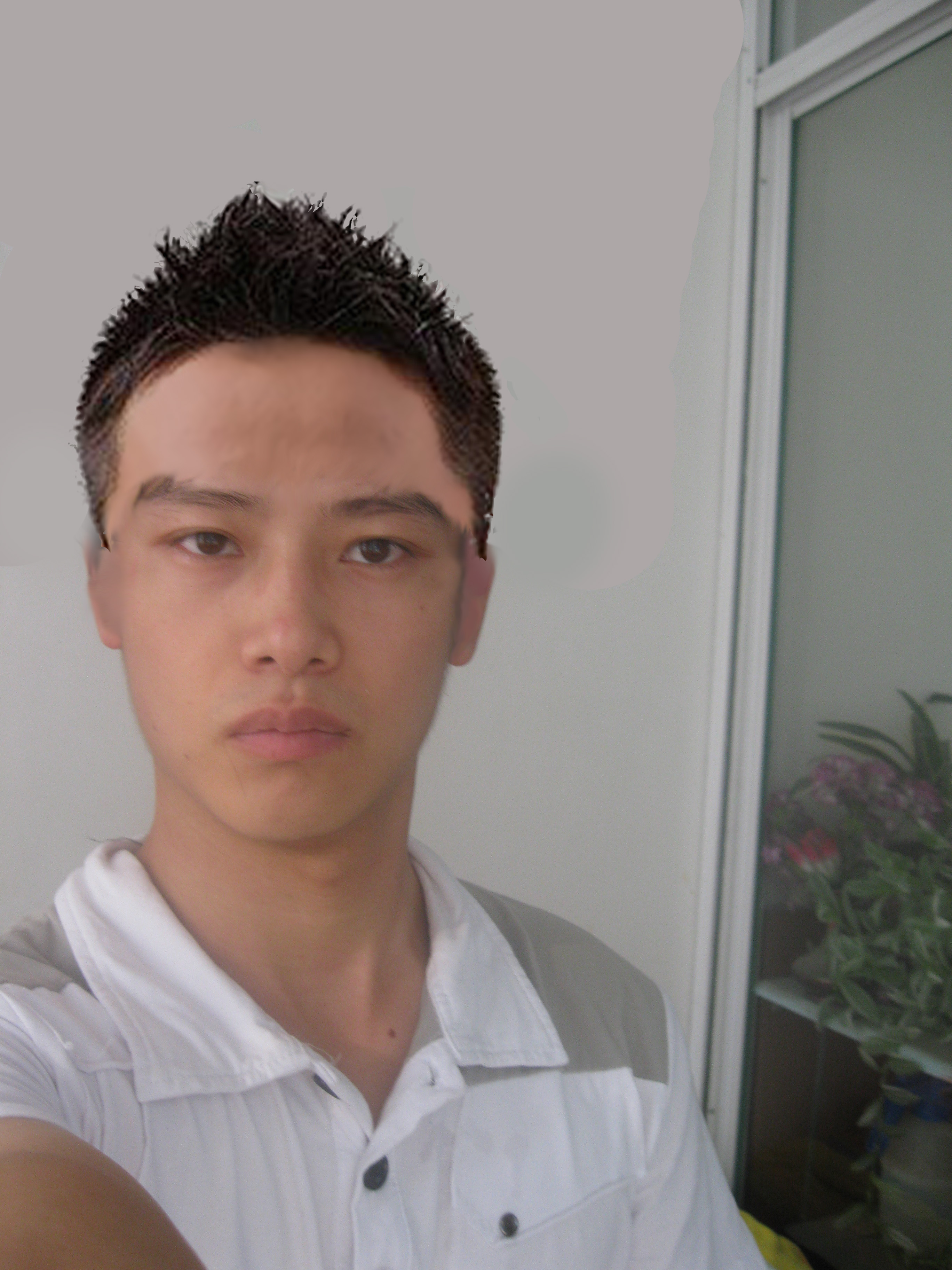 然后<em>头发</em>方向<em>向上</em>翘一点