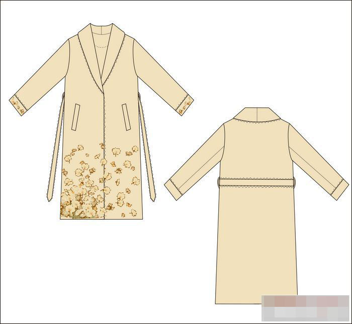 基于<em>珊瑚绒</em>面料的家居服(冬季)<em>设计</em>