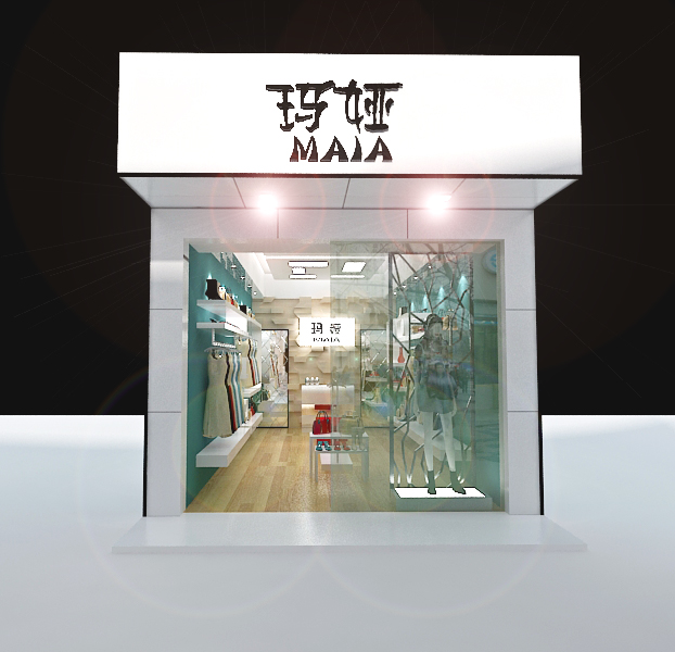 <em>韩国女装</em>店铺装修图图片