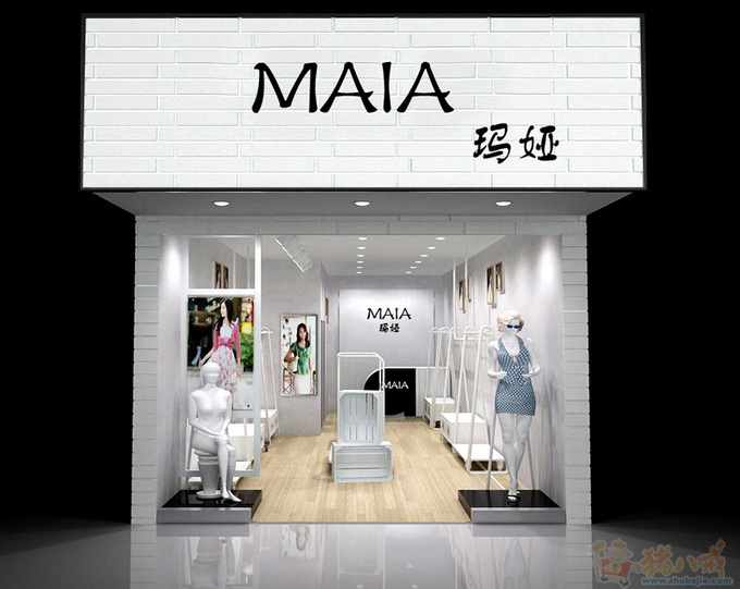 日韩实体女装店铺装修