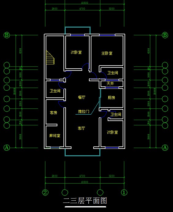 自建房户型图设计 萤火辉煌 投标-猪八戒网