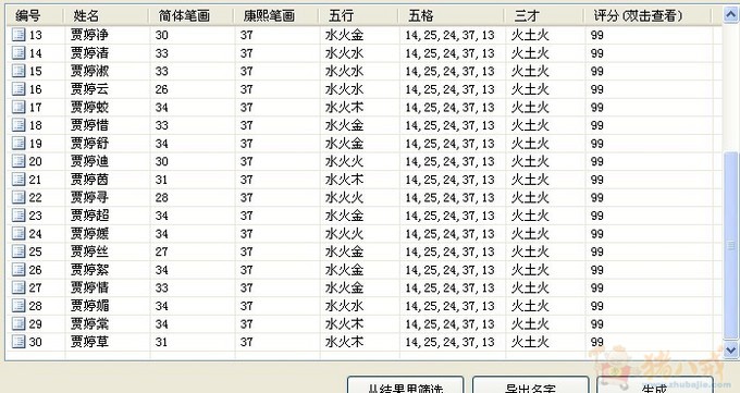 生辰<em>八字</em>信息