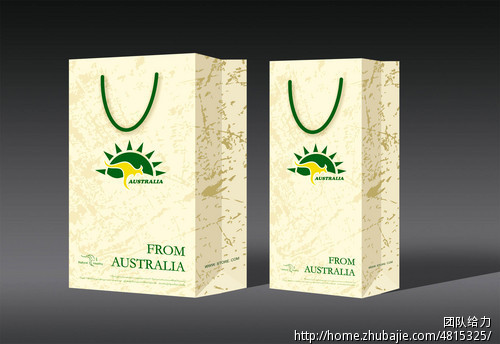 澳大利亚产品专卖店,纸袋包装