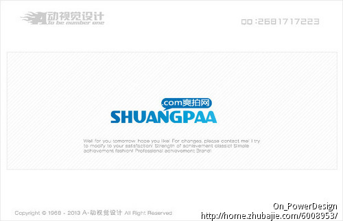  爽拍网 LOGO制作以及头像-LOGO设计-猪八戒