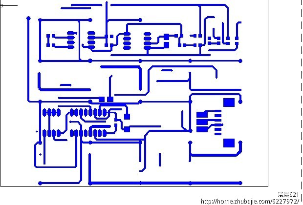 电路板布线设计 pcb设计 按键板设计 元件较少