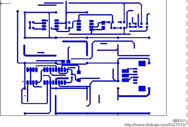 电路板布线设计 pcb设计 按键板设计 元件较少-电路