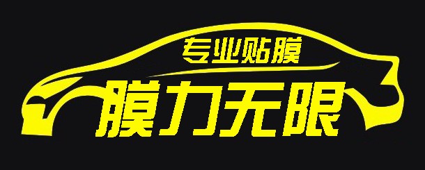 膜力无限汽车贴膜车标logo设计