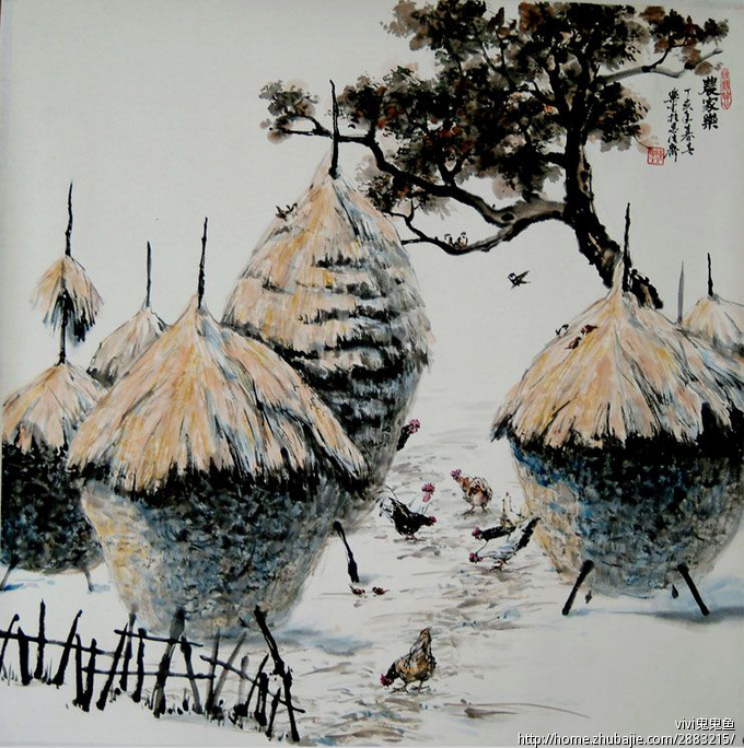 30年代乡村<em>生活</em>的<em>农家图片</em>,可以绘画的那种,不