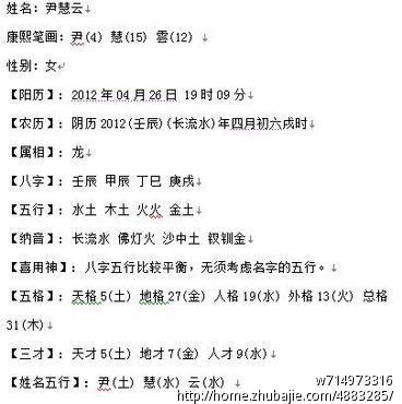 尹<em>姓女宝宝取名</em>