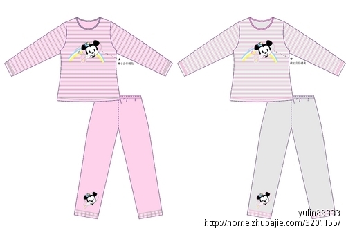 征集2012年秋冬季<em>睡衣</em>家居服<em>设计</em>-服饰<em>设计</em>-猪