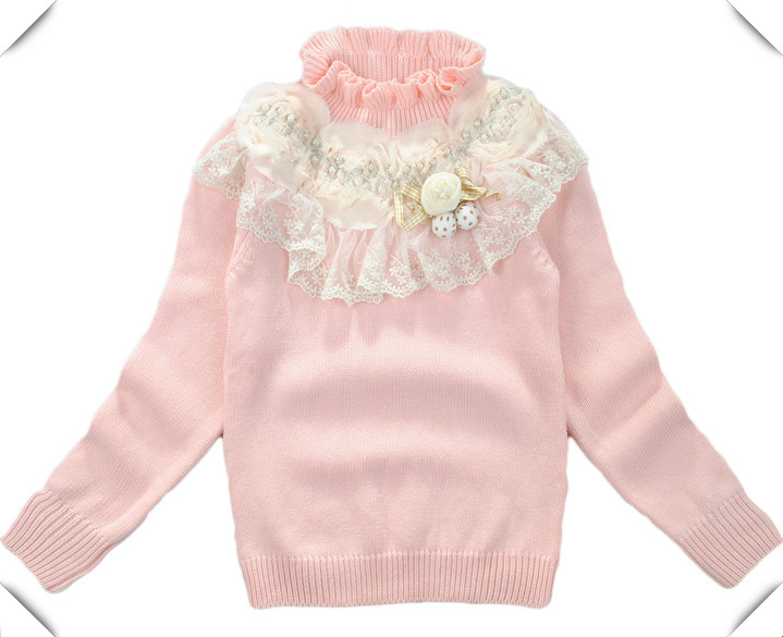 高佣金漂亮韩国女童毛衣图片征集