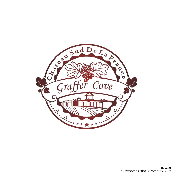 法国红酒logo设计征集《graffer cove》 q版卡通 文案 广告语 投标-猪