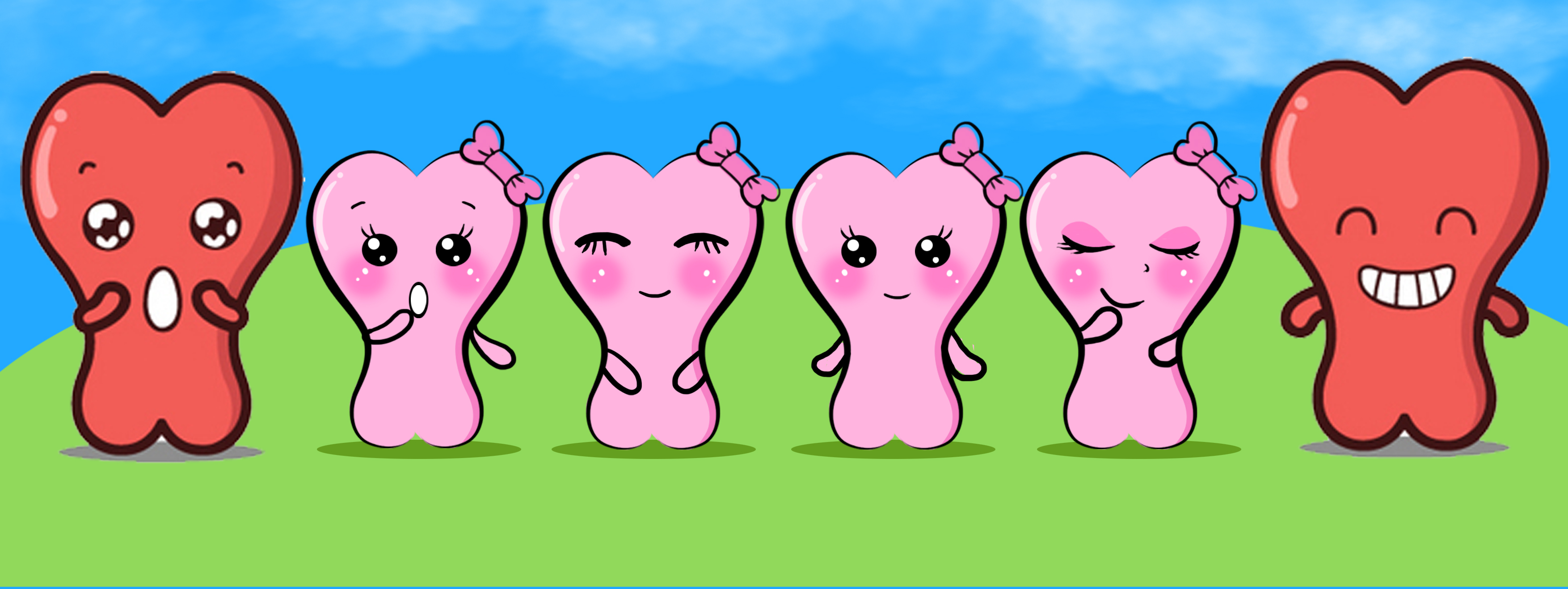 画一个骨头(妹妹篇)