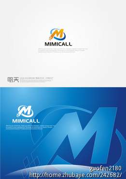 MIMICALL 手机软件电话LOGO设计 - LOGO设