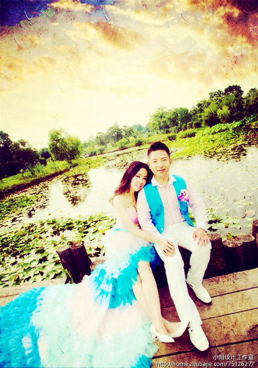 1张人物<em>照片处理</em>成<em>油画</em>效果-艺术照处理-猪八