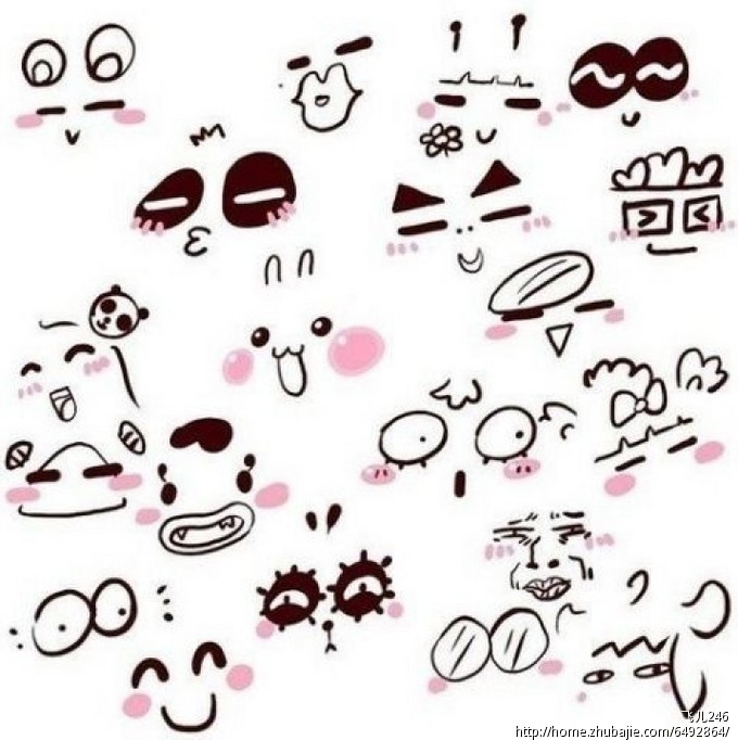 动漫表情图片_动漫人物q版表情