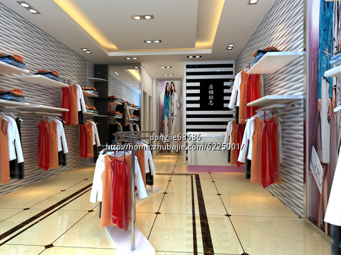 36平米<em>女装精品店装修图</em>, !-办公商铺装修-猪八