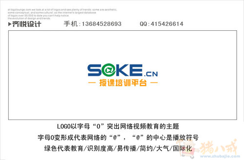 授课培训平台Soke网LOGO设计